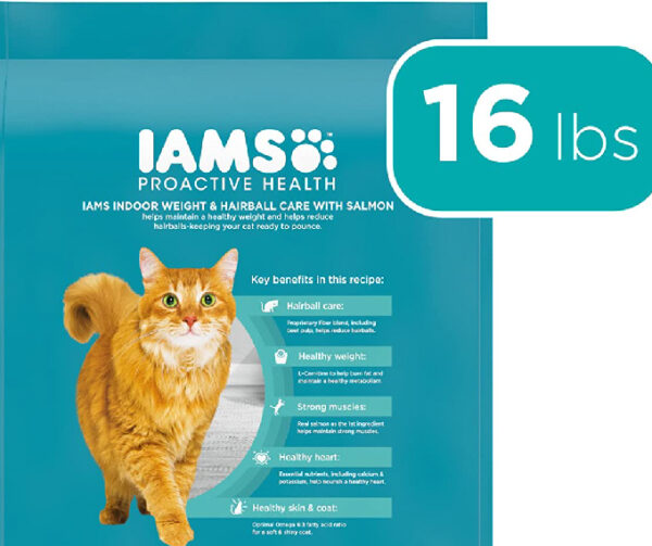 Iams Proactive Health & Hairball Control Dry Cat Food - Image 3