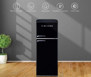 Galanz Retro Refrigerator Frost Free